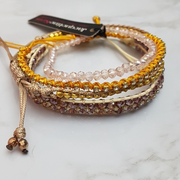 Boho Style 4 Bracelet Stack - Picture 2 of 6